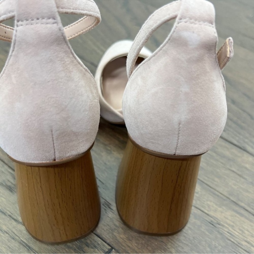 VINCE CAMUTO Addilenz Suede Heel Blush (Pale Pink) Sz 7 NIB - Picture 4 of 8